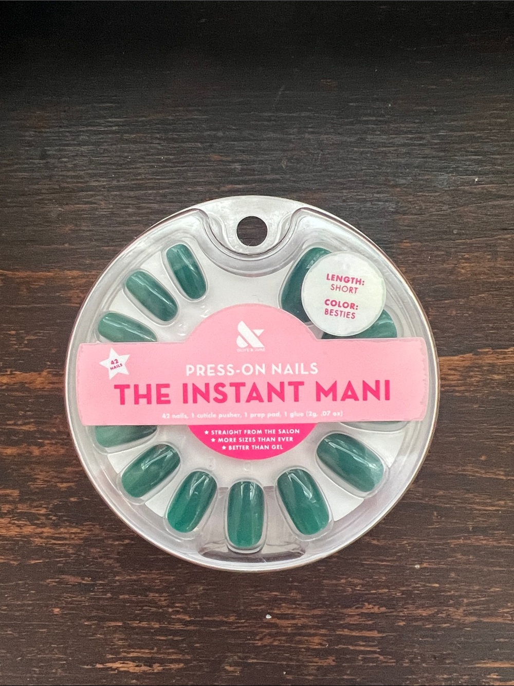 Olive & June The Instant Mani Press-On Nails - Besties (Green)